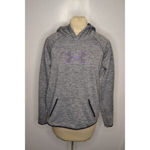 Under Armour Storm 1 Men's Large Grey Coldgear Hoodie Sweatshirt
